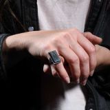 Sam Lovato Sterling Silver Kokopelli Ring