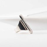 Lambert Homer Sr Pink Mother of Pearl and White Shell Inlay Ring