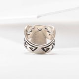 Richard Tsosie Sterling Silver and Turquoise Ring