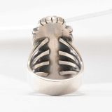 Wayne Etsitty Two Stone Turquoise Ring