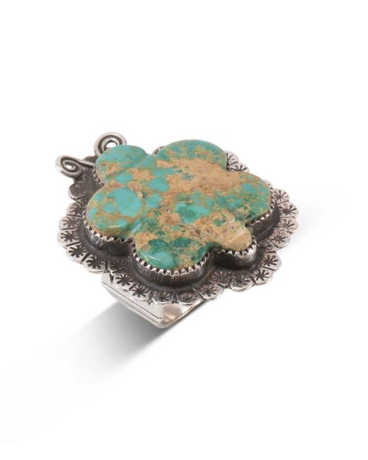 Mike Bird-Romero Turquoise Butterfly Ring