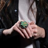 Mike Bird-Romero Turquoise Butterfly Ring