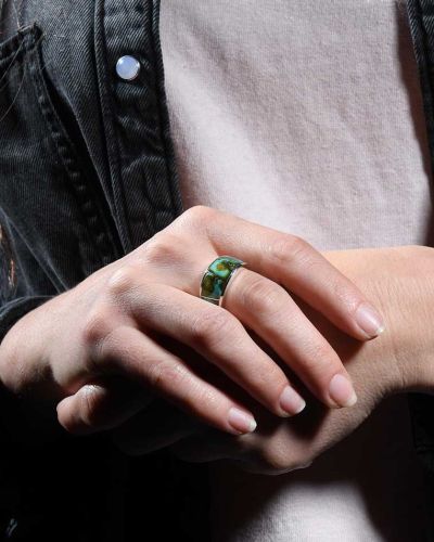 Supersmith Inc Sonoran Gold Collection Inlay Ring
