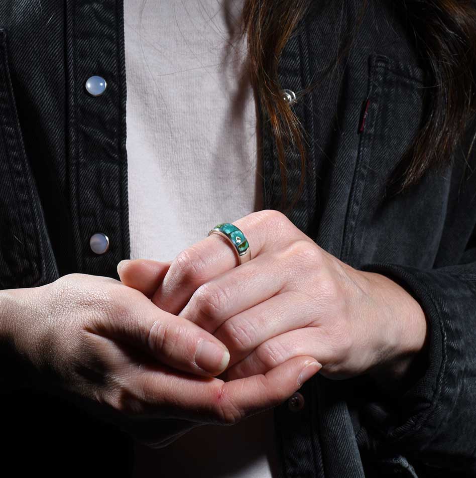 Supersmith Inc Sonoran Gold Collection Inlay Ring