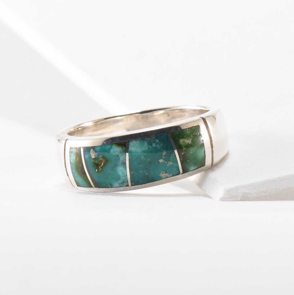 Supersmith Inc Sonoran Gold Collection Inlay Ring