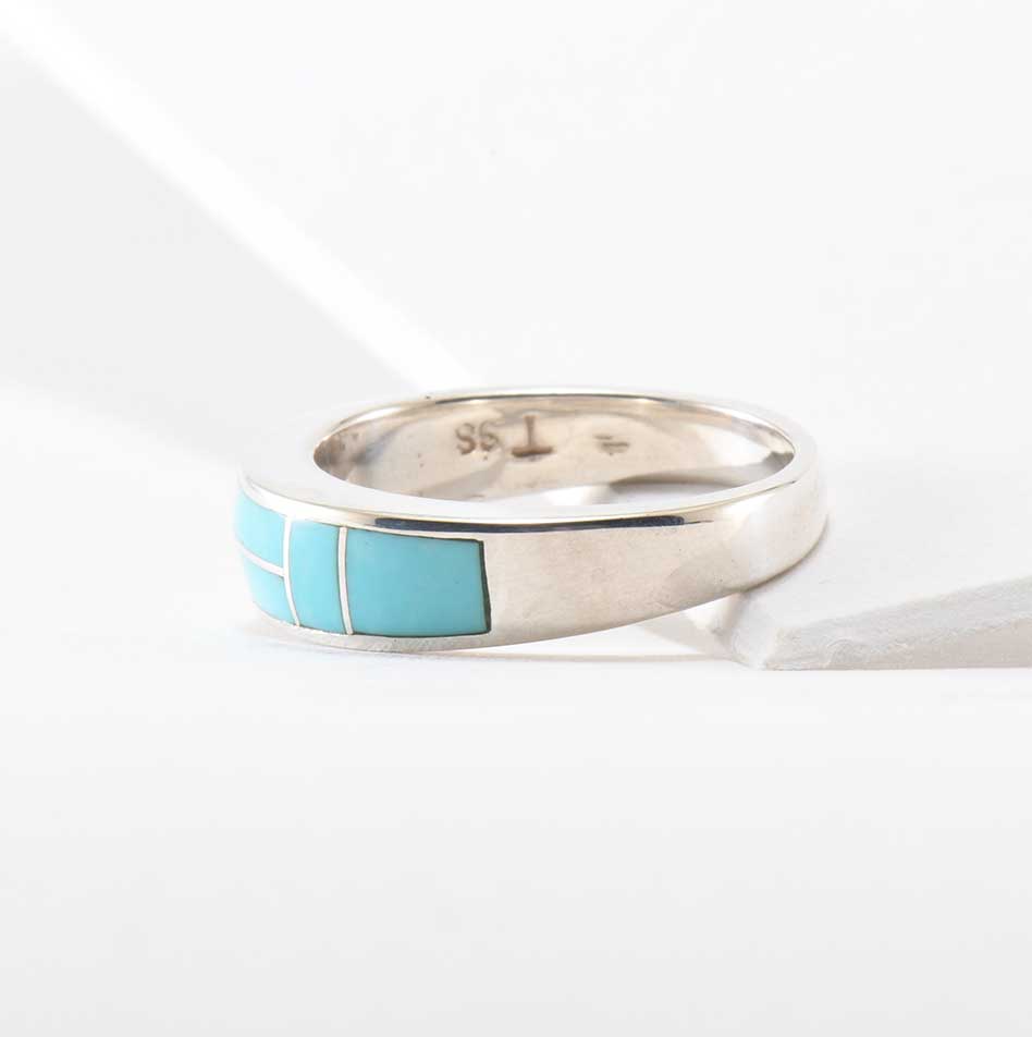 Supersmith Inc Arizona Blue Collection Inlay Ring