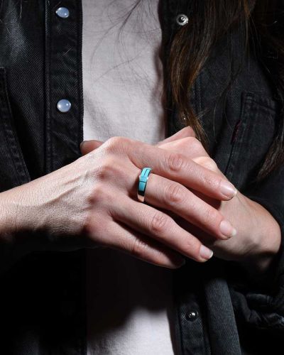 Supersmith Inc Arizona Blue Collection Inlay Ring