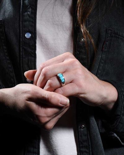 Supersmith Inc Arizona Blue Collection Inlay Ring