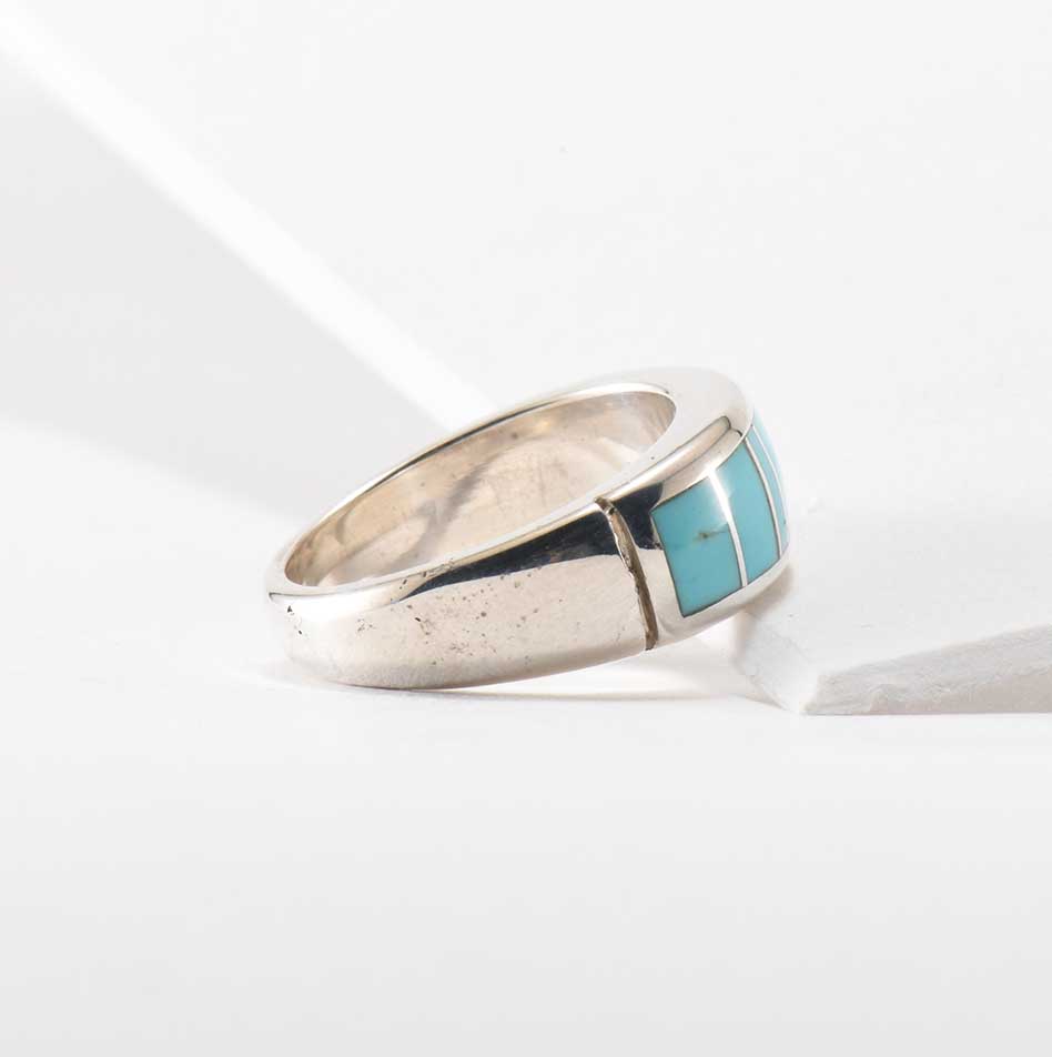 Supersmith Inc Arizona Blue Collection Inlay Ring