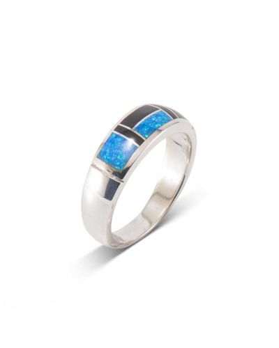 Supersmith Inc Black Beauty Collection Inlay Ring