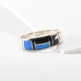 Supersmith Inc Black Beauty Collection Inlay Ring