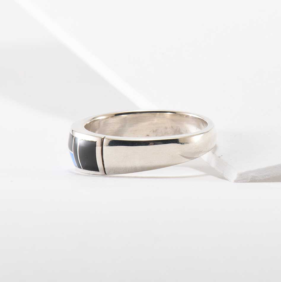 Supersmith Inc Black Beauty Collection Inlay Ring
