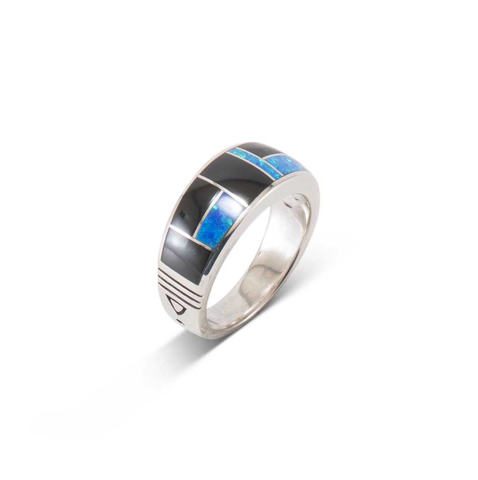 Supersmith Inc Black Beauty Collection Inlay Ring