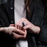 Supersmith Inc Black Beauty Collection Inlay Ring