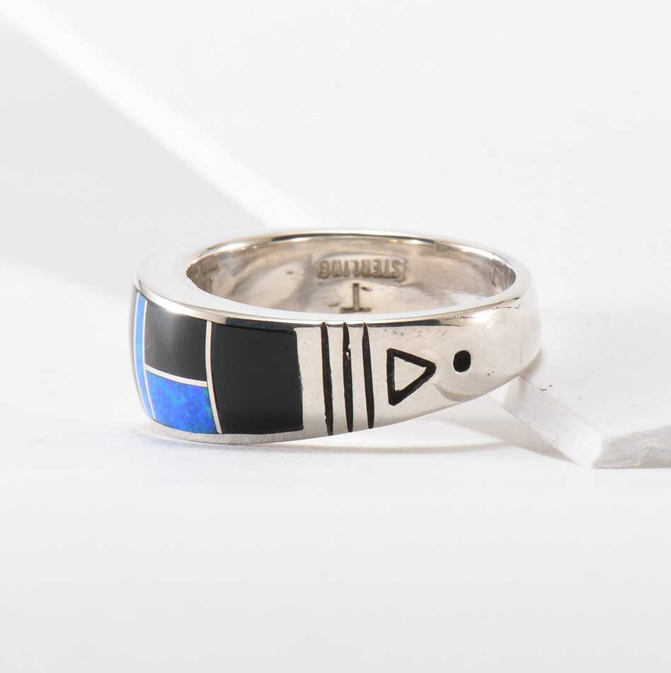 Supersmith Inc Black Beauty Collection Inlay Ring