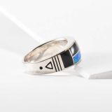 Supersmith Inc Black Beauty Collection Inlay Ring