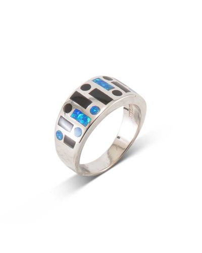 Supersmith Inc Black Beauty Collection Inlay Ring