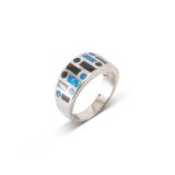Supersmith Inc Black Beauty Collection Inlay Ring