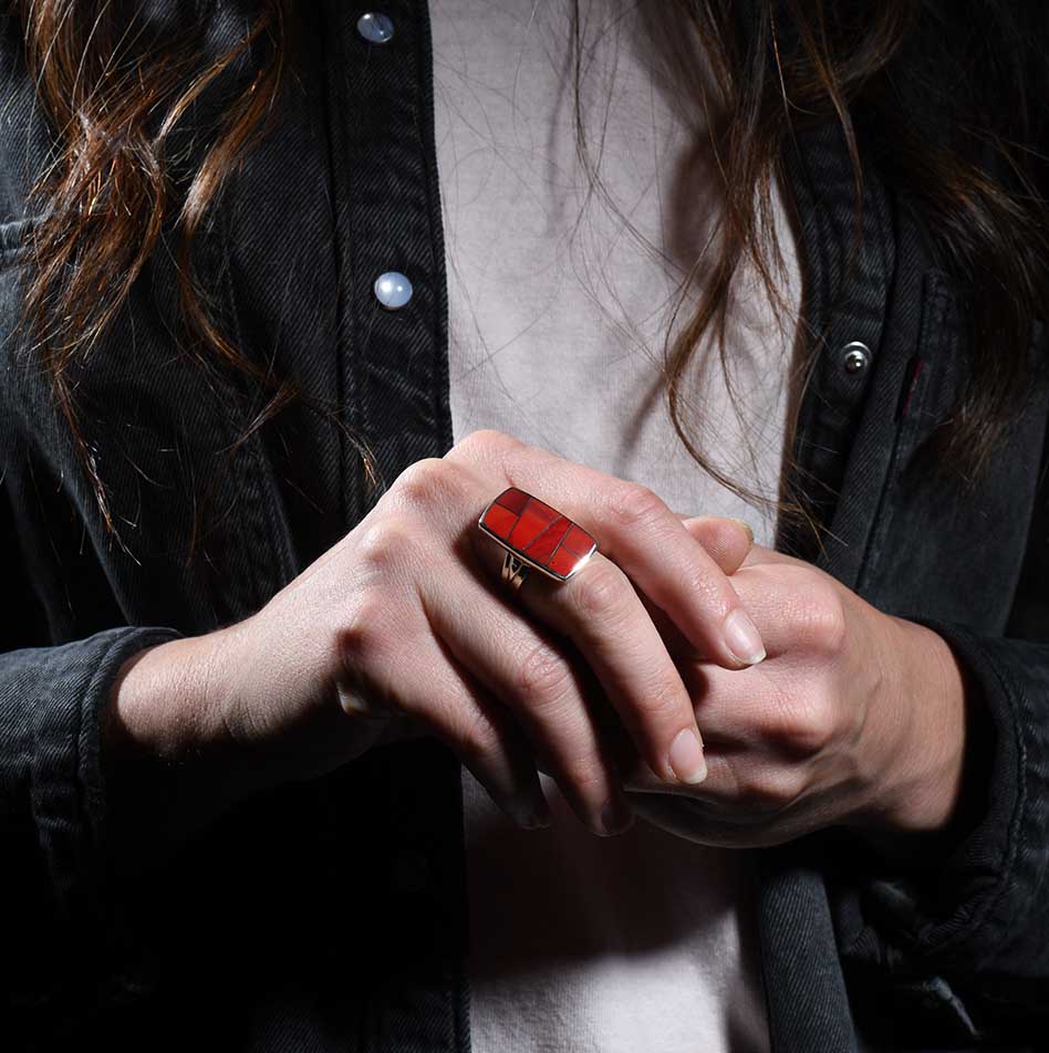 Supersmith Inc Rosarita Collection Inlay Ring