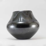 Maria Martinez and Popovi Da Blackware Avanyu Jar
