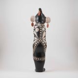 Virgil Ortiz Ceramic Figure with Cochiti Pueblo Designs
