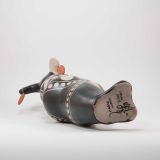 Virgil Ortiz Ceramic Figure with Cochiti Pueblo Designs
