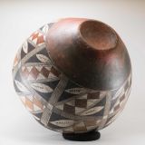 Acoma Elaborately Painted Thin Walled Four Color Water Jar Circa 1890s