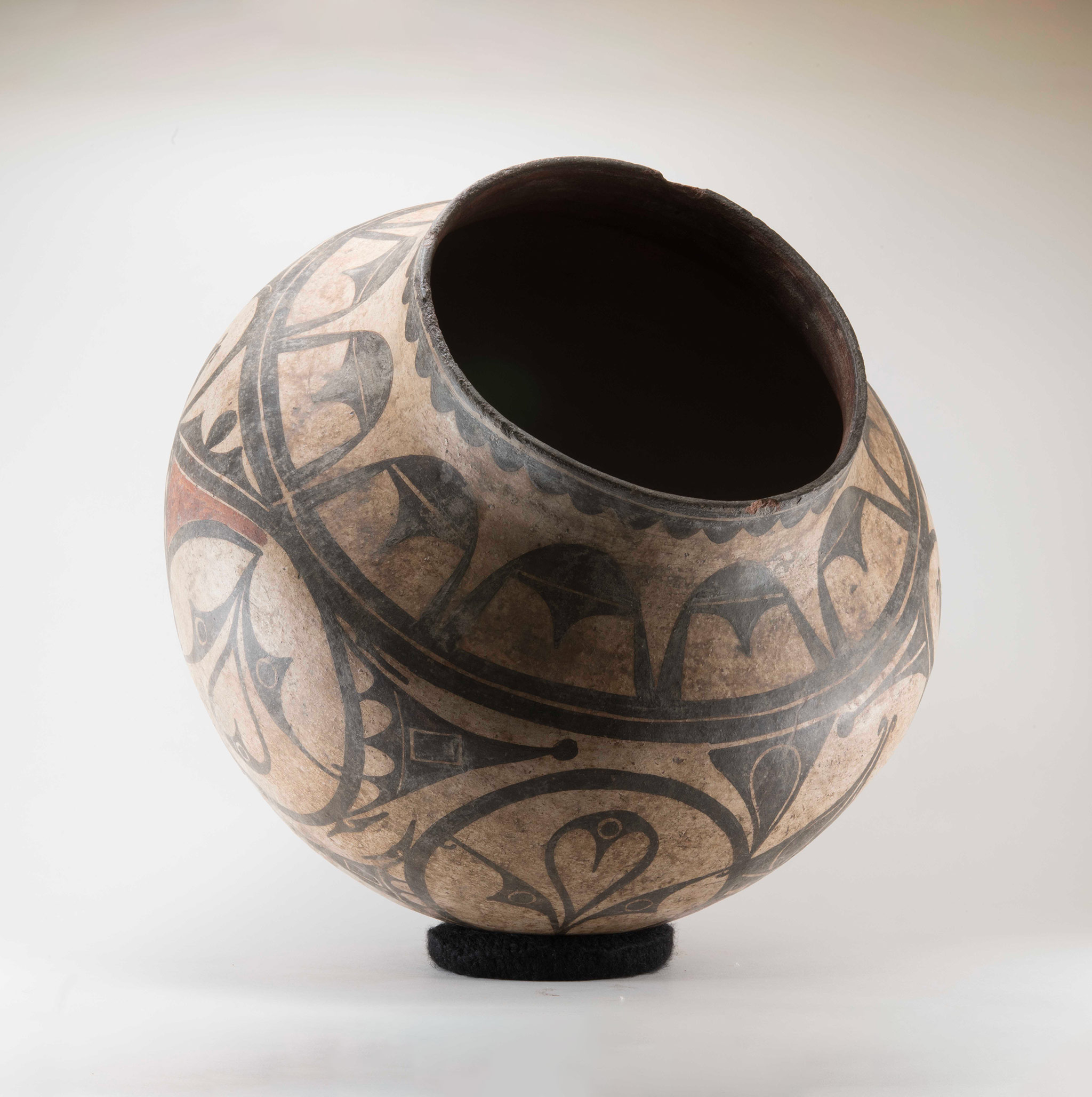 Historic Zia Polychrome Olla circa 1870s