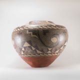 Acoma Elaborate and Pristine Finely Formed Fine Line Water Jar late 19th Century