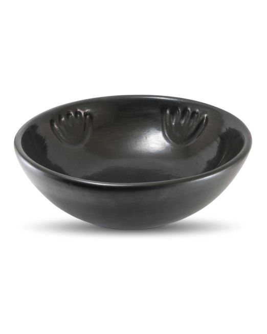 Margaret Tafoya Highly Burnished Bear Paw Bowl