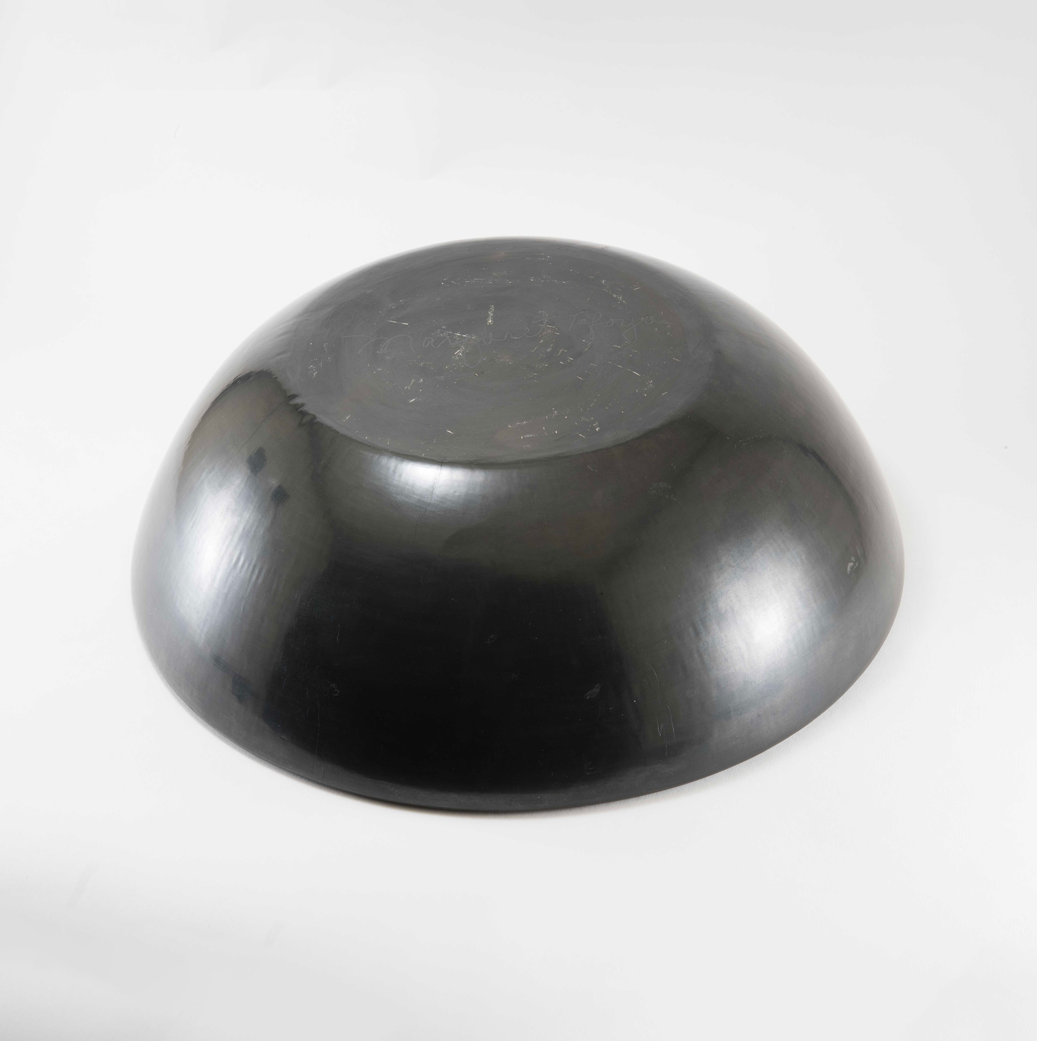 Margaret Tafoya Highly Burnished Bear Paw Bowl