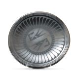 Maria Martinez Matte On Black Feather Plate