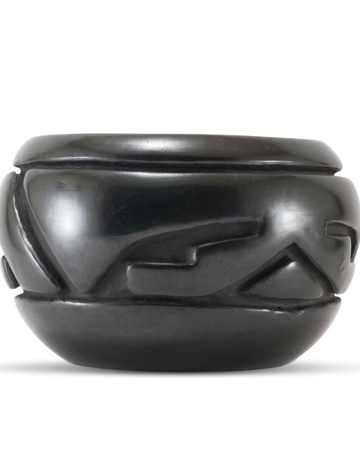 Margaret Tafoya Incised Blackware Bowl