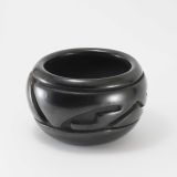 Margaret Tafoya Incised Blackware Bowl