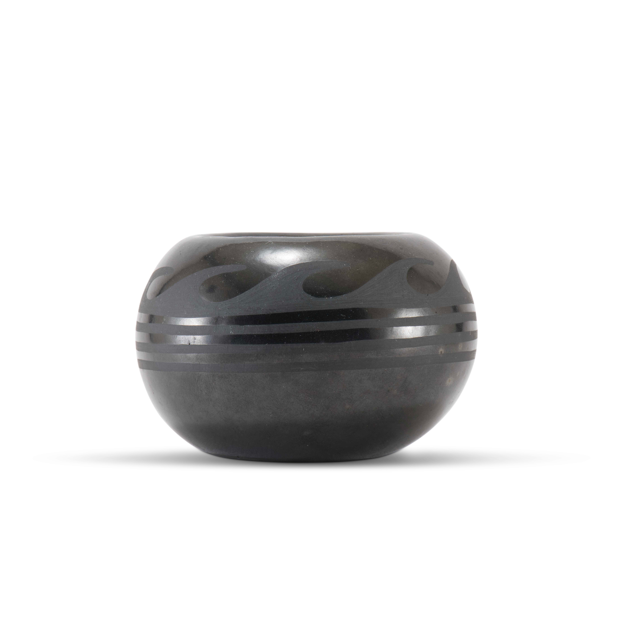 Blue Corn Small Blackware Bowl