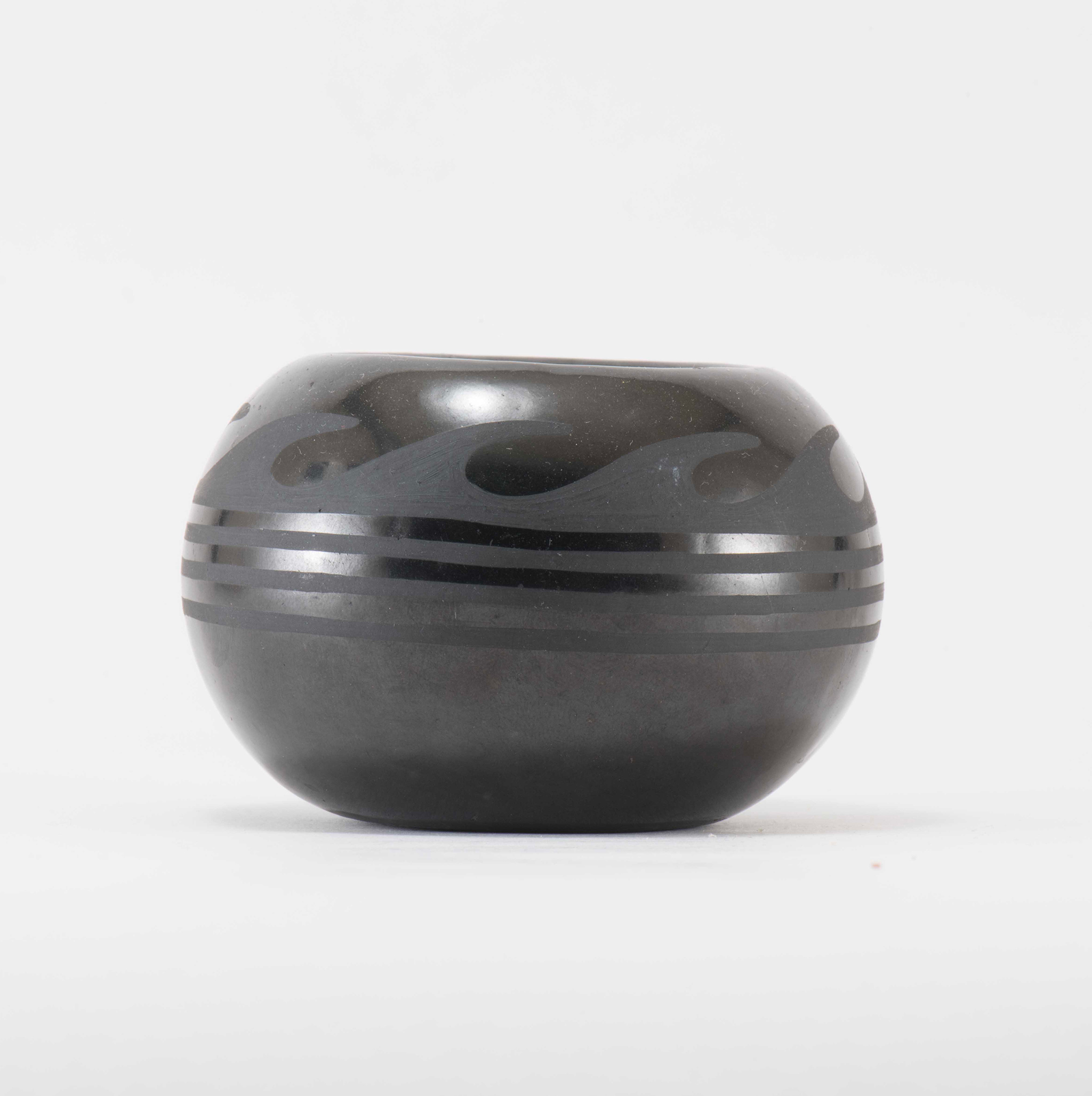 Blue Corn Small Blackware Bowl
