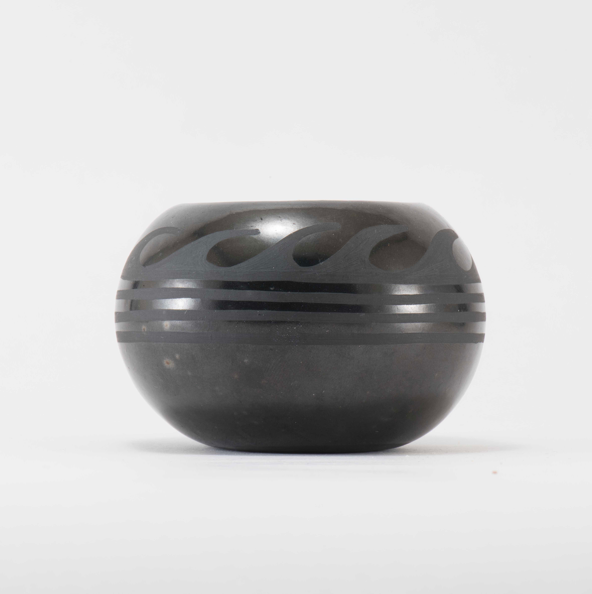 Blue Corn Small Blackware Bowl