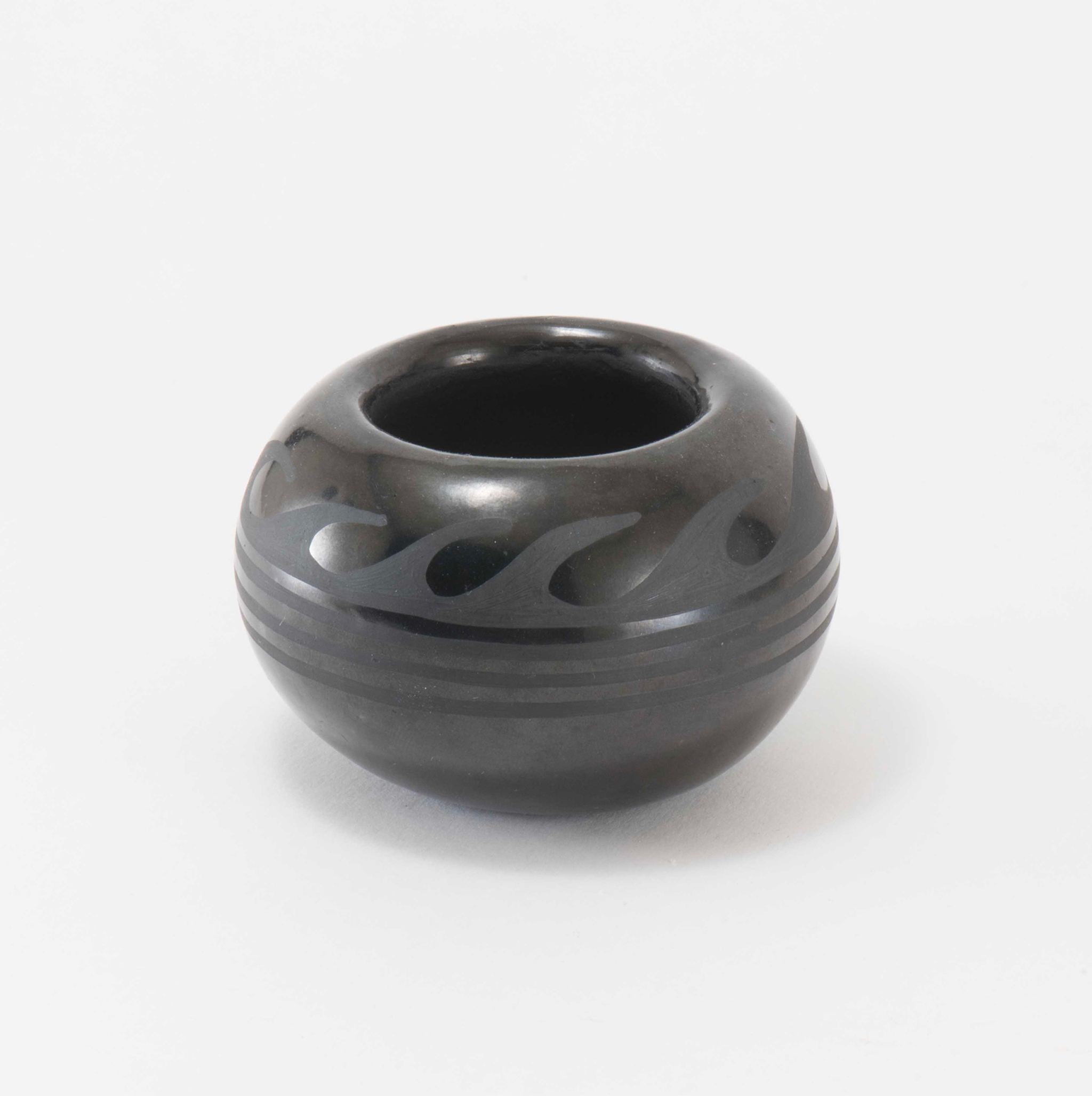 Blue Corn Small Blackware Bowl