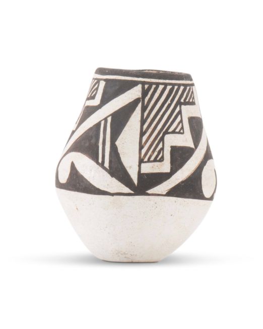 Marie Z Chino Miniature Black and White Jar