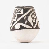 Marie Z Chino Miniature Black and White Jar