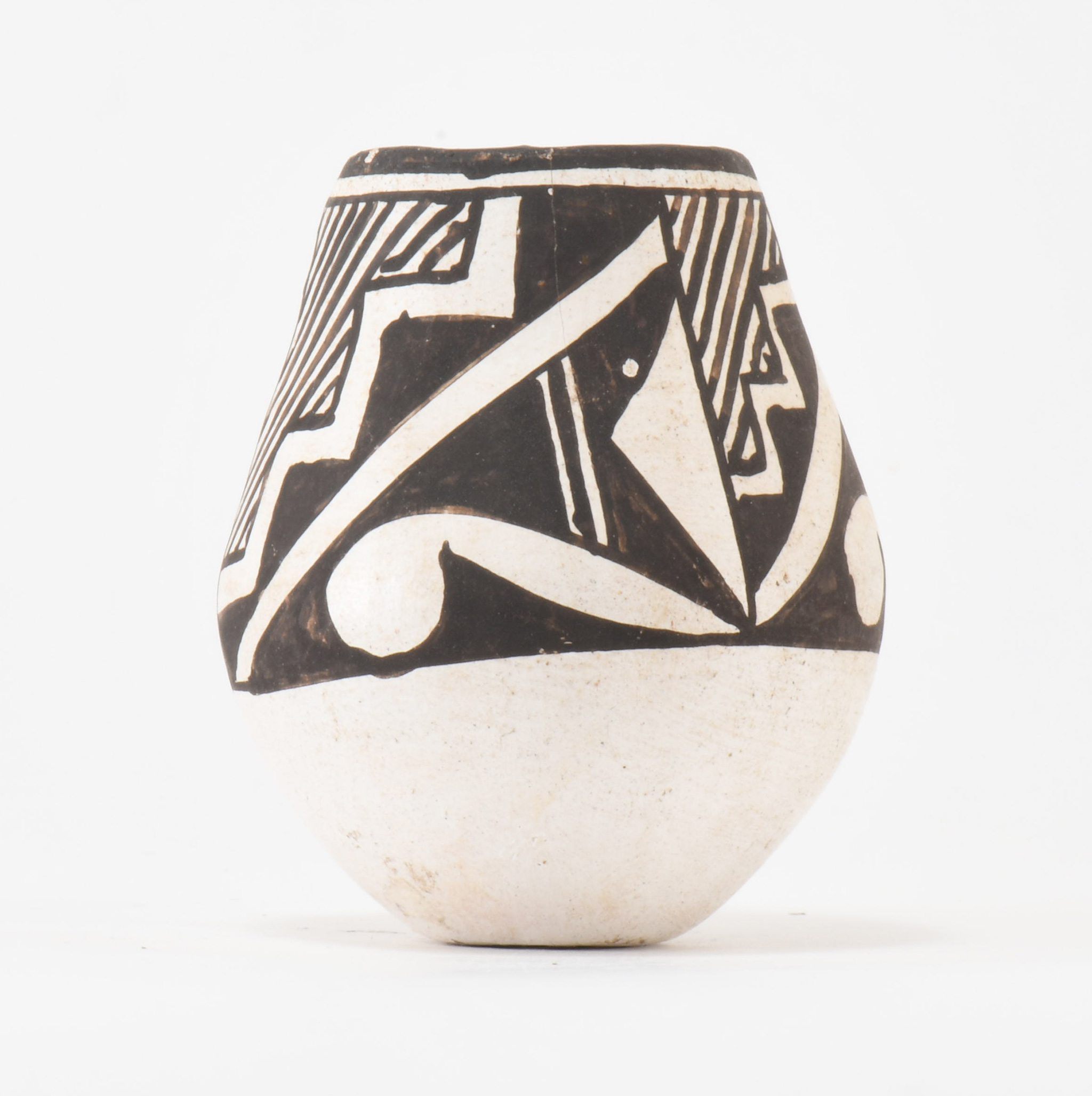 Marie Z Chino Miniature Black and White Jar