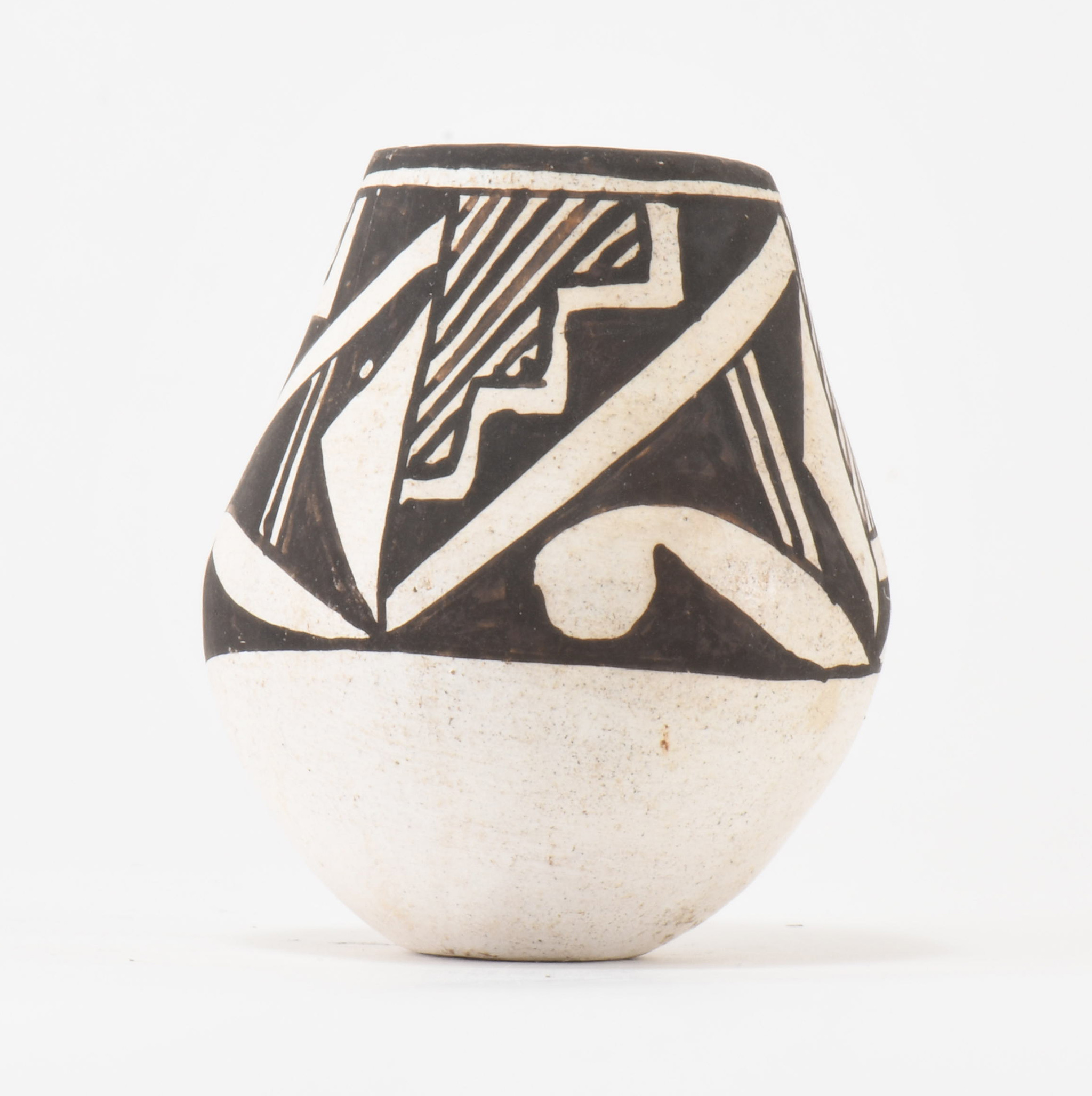 Marie Z Chino Miniature Black and White Jar