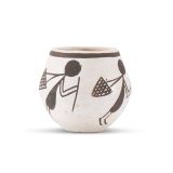 Marie Z Chino Miniature Black and White Pot