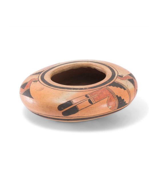 Nampeyo of Hano Polychrome Shallow Jar