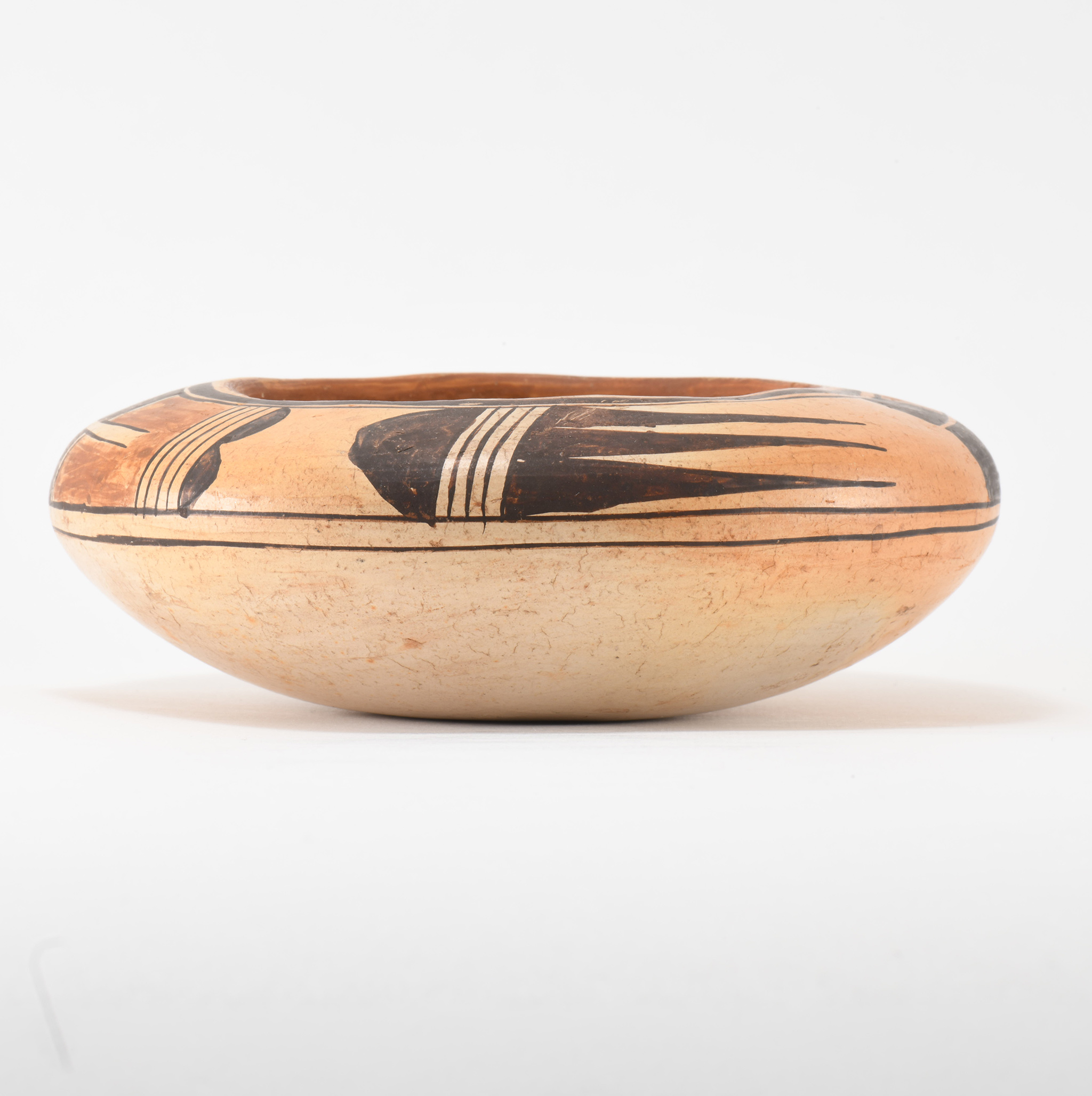 Nampeyo of Hano Polychrome Shallow Jar