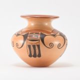 Dextra Quotskuyva Nampeyo Polychrome Jar with Eagle Tail Design