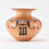 Dextra Quotskuyva Nampeyo Polychrome Jar with Eagle Tail Design