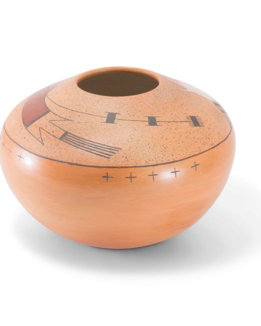 Dextra Quotskuyva Nampeyo Polychrome "Sikyatki Hand" Jar