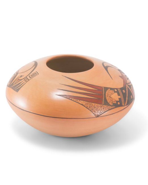 Dextra Quotskuyva Nampeyo Polychrome Jar with Sikyatki Bird Motif