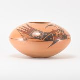 Dextra Quotskuyva Nampeyo Polychrome Jar with Sikyatki Bird Motif